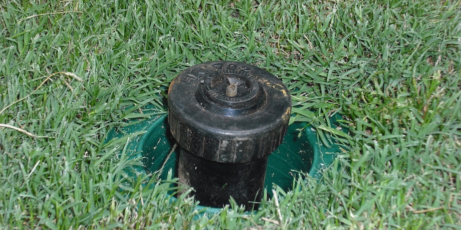 Lawn Sprinkler Sitting Too High Lawn Sprinkler Sitting Too High